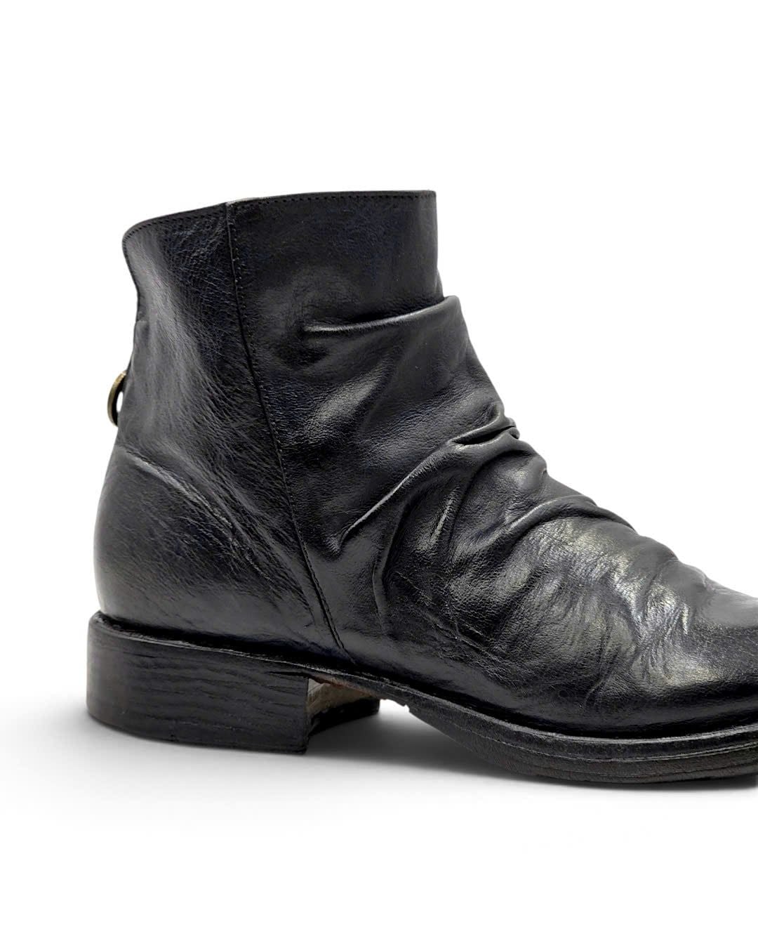  |SIZE 38.5| FIORENTINI + BAKER ETERNITY ELINA BLACK-ZIP ANKLE BOOT Z38.5-8713 