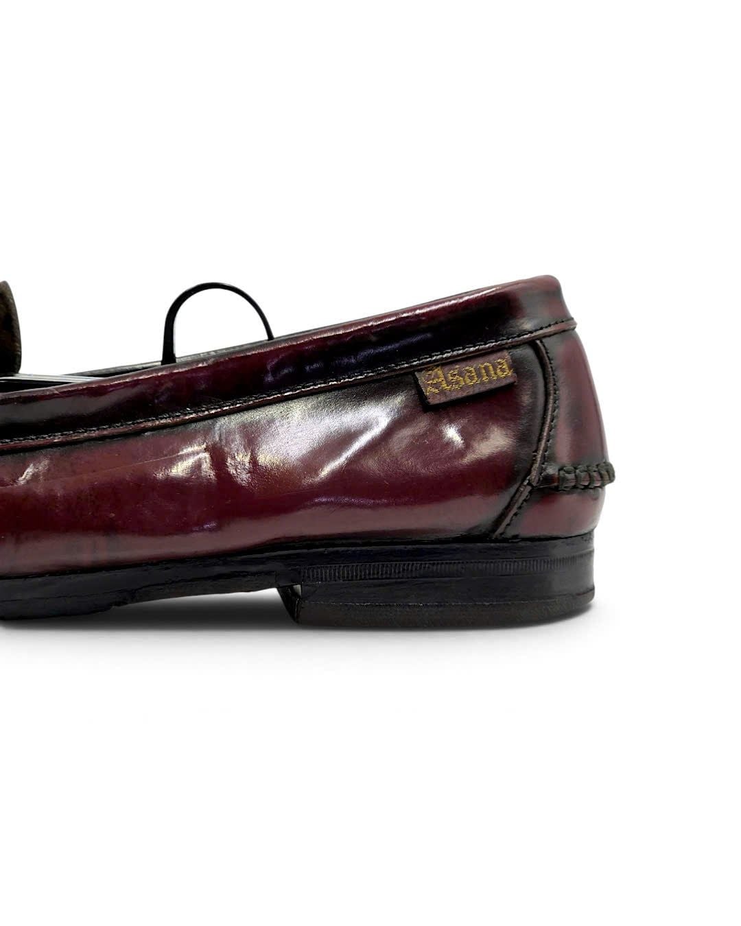  |SIZE 40| ASANA BURGUNDY PENNY LOAFER AY40-8598 