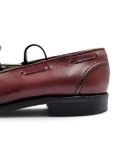  |SIZE 38| KARL HELMUT VINTAGE BURGUNDY TASSEL LOAFER AY38-8595 