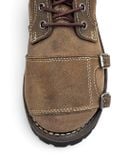  |SIZE 37| ALPHA INDUSTRIES AFB-20020 BUCKLES LACE-UP BIKER BOOT Z37-8577 