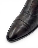  |SIZE 44| KOIL BY VISARUNO R6014 ITALIAN PATINA SIDE-ZIP ANKLE BOOT Z44-8488 