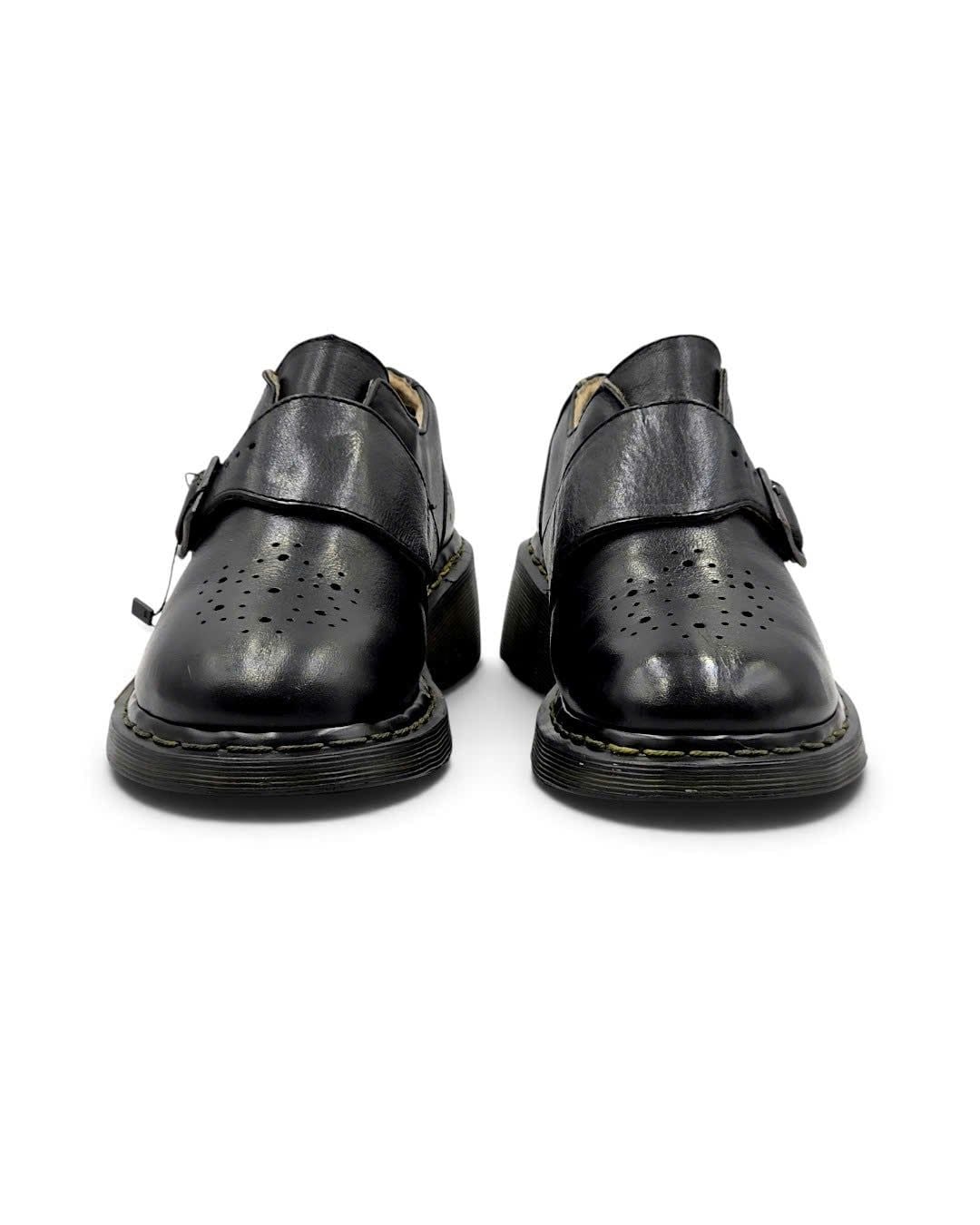  |SIZE 37| DR. MARTENS VINTAGE 3B62 BLACK SINGLE STRAP SHOES Z37-8581 