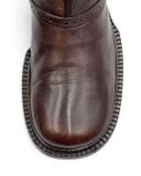  |SIZE 39| KENZO VINTAGE RUSTIC BROWN SIDE-ZIP ANKLE BOOT Z39-8703 
