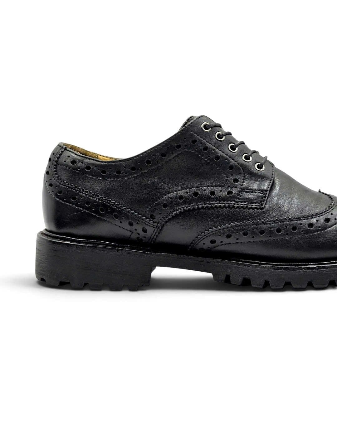  |SIZE 43.5| HUNTER CAIRN WINGTIP BROGUE DERBY SHOES AG43.5-5994 