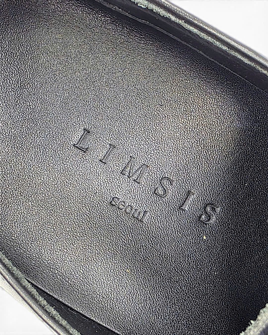  |SIZE 39| LIMSIS SEOUL BLACK DERBY SHOES Z39-8574 