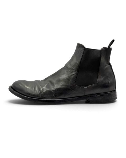  |SIZE 44| OFFICINE CREATIVE 082 BLACK CHELSEA BOOT Z44-8545 