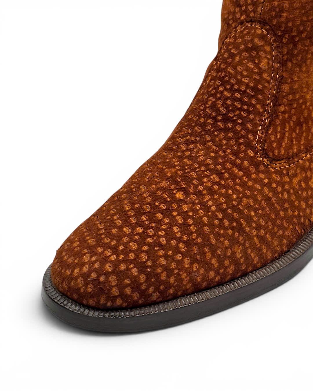  |SIZE 40| CARPINCHO SIDE-ZIP ANKLE BOOT Z40-8487 