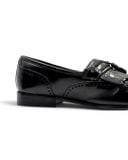  |SIZE 39| STACY ADAM VINTAGE BLACK WINGTIP BROGUE TASSEL LOAFER AY39-8594 