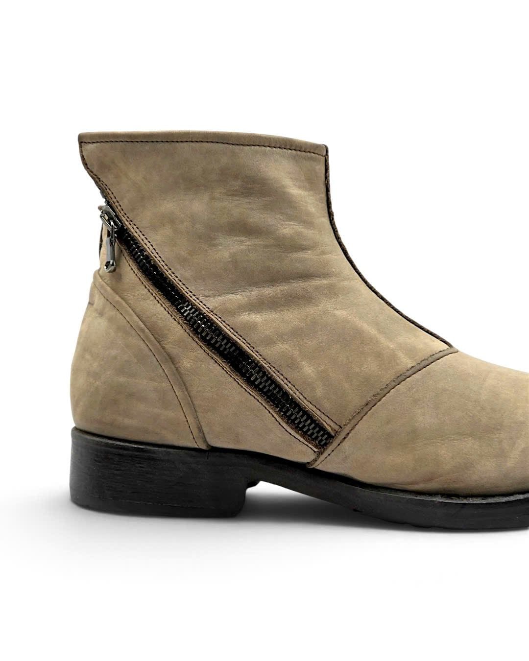  |SIZE 43| PAWELK'S DOUBLE DIAGONAL-ZIP ANKLE BOOT Z43-8710 