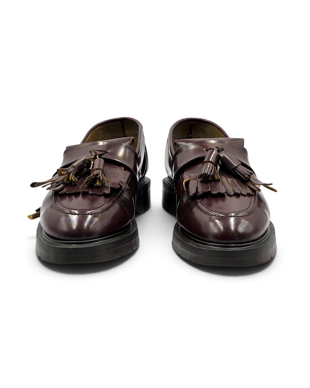  |SIZE 39| SOLOVAIR 822 BURGUNDY TASSEL LOAFER Z39-8536 
