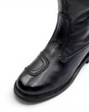  |SIZE 39| MATTERHORN BLACK SIDE-ZIP MOTORCYCLE BIKER BOOT Z39-8227 
