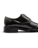  |SIZE 38.5| TOD'S DARK BROWN PLAIN-TOE DERBY SHOES AY38.5-8572 