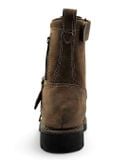  |SIZE 37| ALPHA INDUSTRIES AFB-20020 BUCKLES LACE-UP BIKER BOOT Z37-8577 