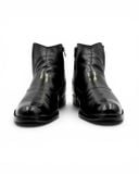  |SIZE 43| JOHN FLUEVOG TWIN TURBINE 1611 FIRST AVENUE BLACK CLASSY SPAT ZIPPER BOOT Z43-8491 