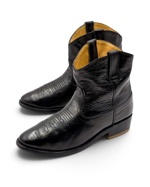  |SIZE 36| MIZ MOOZ CARLITOS BLACK ANKLE COWBOY BOOT Z36-8695 
