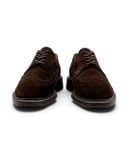  |SIZE 43| VINTAGE DARK BROWN LONGWING BROGUE BLUCHER SHOES AY43-8583 