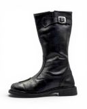  |SIZE 39| MATTERHORN BLACK SIDE-ZIP MOTORCYCLE BIKER BOOT Z39-8227 