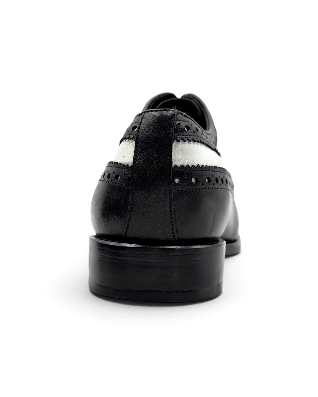  |SIZE 40| LEATHER CLASSICS SPECTATOR LONGWING BROGUE BLUCHER SHOES AY40-8584 