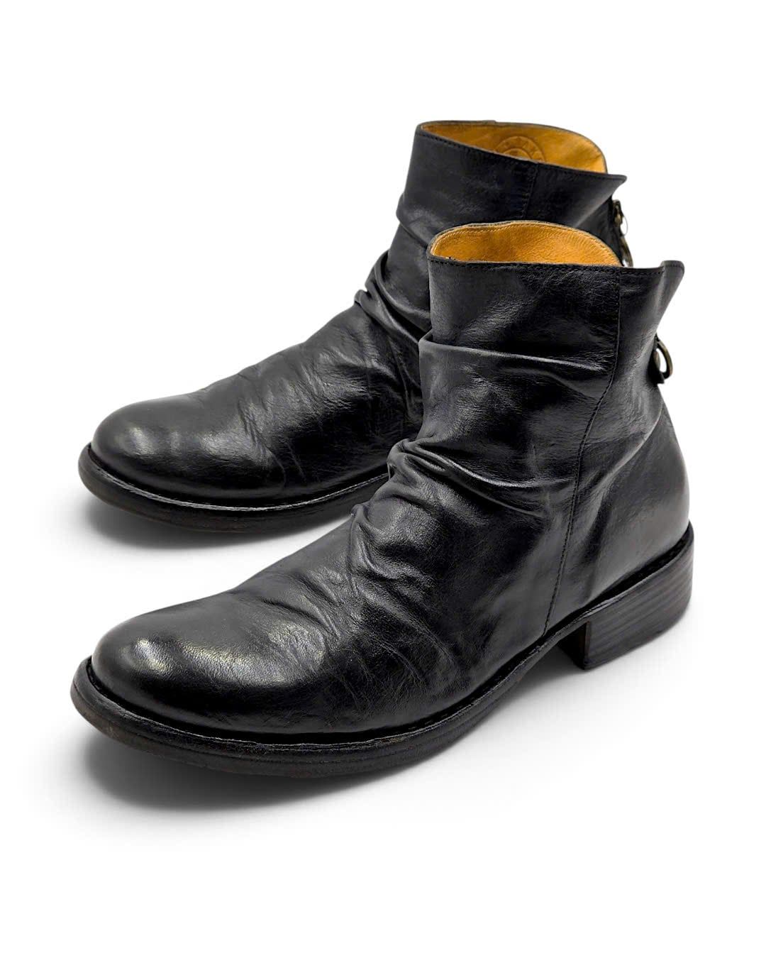  |SIZE 38.5| FIORENTINI + BAKER ETERNITY ELINA BLACK-ZIP ANKLE BOOT Z38.5-8713 