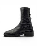  |SIZE 38.5| EKONICA CORSET LACED SIDE-ZIP ANKLE BOOT Z38.5-8486 