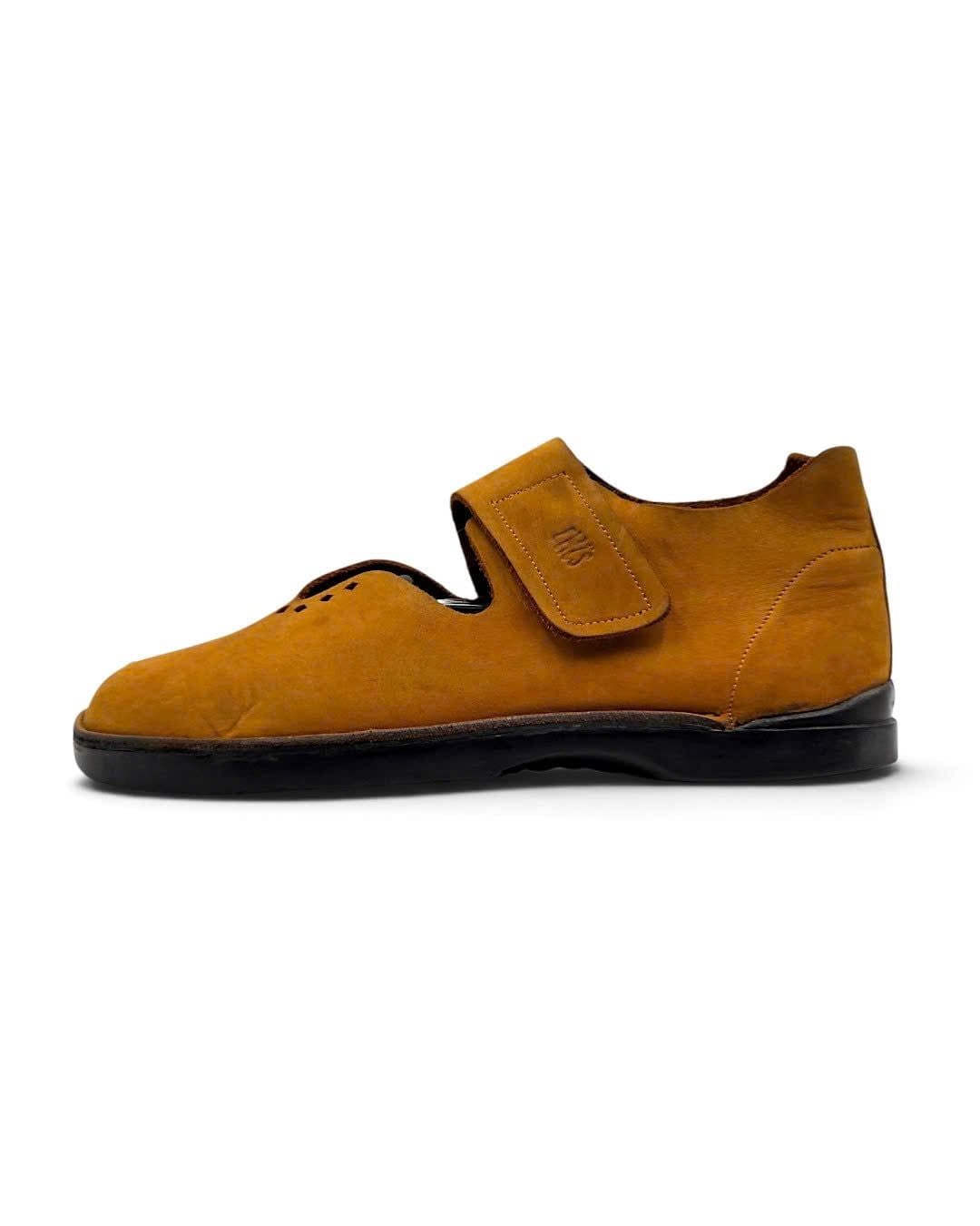  |SIZE 39| LOINT'S OF HOLLAND VINTAGE NUBUCK SINGLE STRAP SHOES Z39-8579 