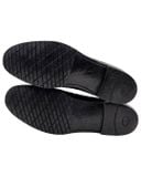  |SIZE 42| STACY ADAM VINTAGE BLACK CAP-TOE DERBY SHOES AX42-8568 
