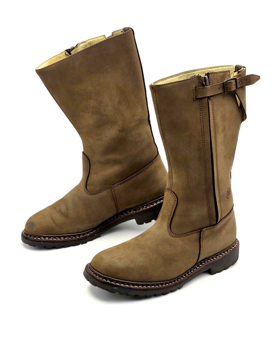  |SIZE 39| HANWAG NUBUCK MID-CALF PULL-ON WORK BOOT Z39-8507 