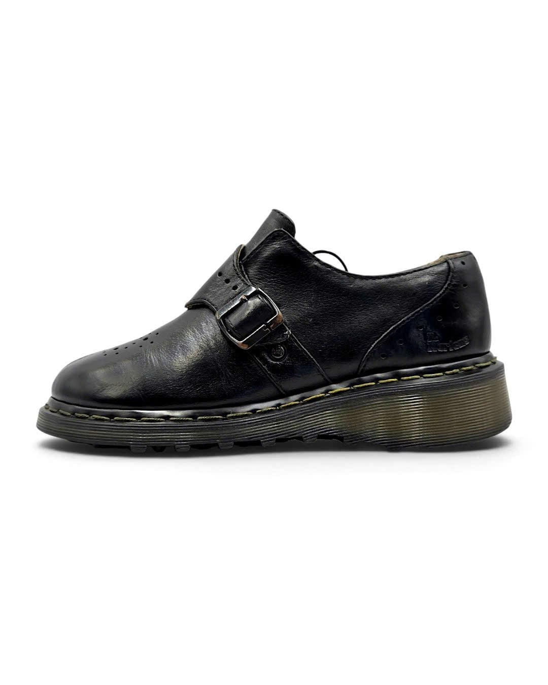  |SIZE 37| DR. MARTENS VINTAGE 3B62 BLACK SINGLE STRAP SHOES Z37-8581 
