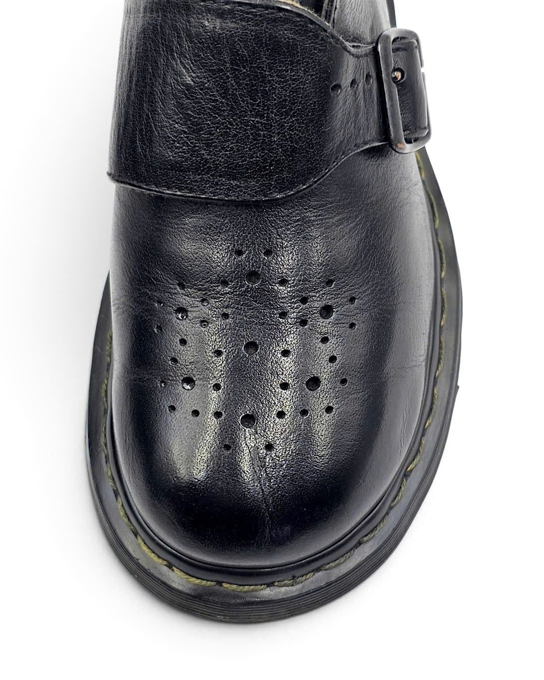  |SIZE 37| DR. MARTENS VINTAGE 3B62 BLACK SINGLE STRAP SHOES Z37-8581 