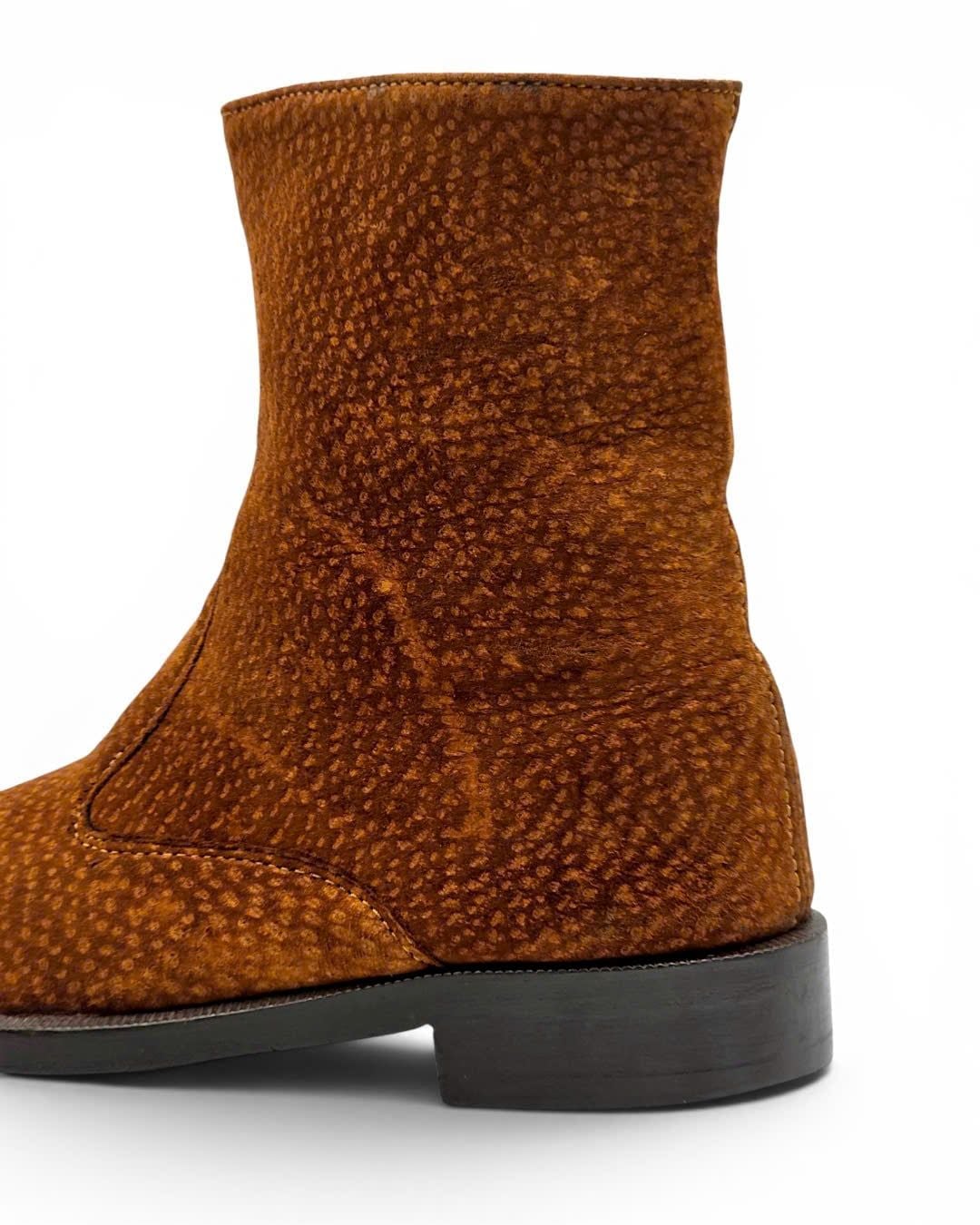  |SIZE 40| CARPINCHO SIDE-ZIP ANKLE BOOT Z40-8487 