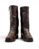  |SIZE 37| FRYE 77283 HEATH OUTSIDE ZIP MAPLE  PULL-ON BOOT Z37-8496 