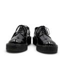  |SIZE 37| COMME DES GARCON HOMME PLUS BLACK MINIMAL PLATFORM CREPER DERBY SHOES Z37-8613 