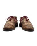  |SIZE 38.5| ALLEN EDMONDS NEUMOK BROWN WINGTIP BROGUE OXFORD SHOES AY38.5-8589 