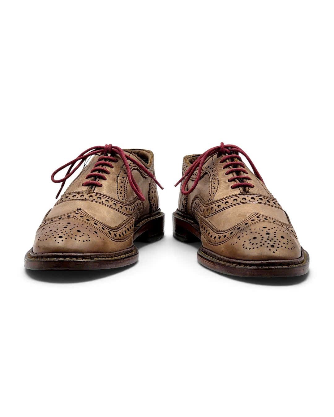  |SIZE 38.5| ALLEN EDMONDS NEUMOK BROWN WINGTIP BROGUE OXFORD SHOES AY38.5-8589 