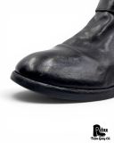  |SIZE 40| POMME D'OR BLACK SIDE-ZIP ANKLE BOOT Z40-8490 