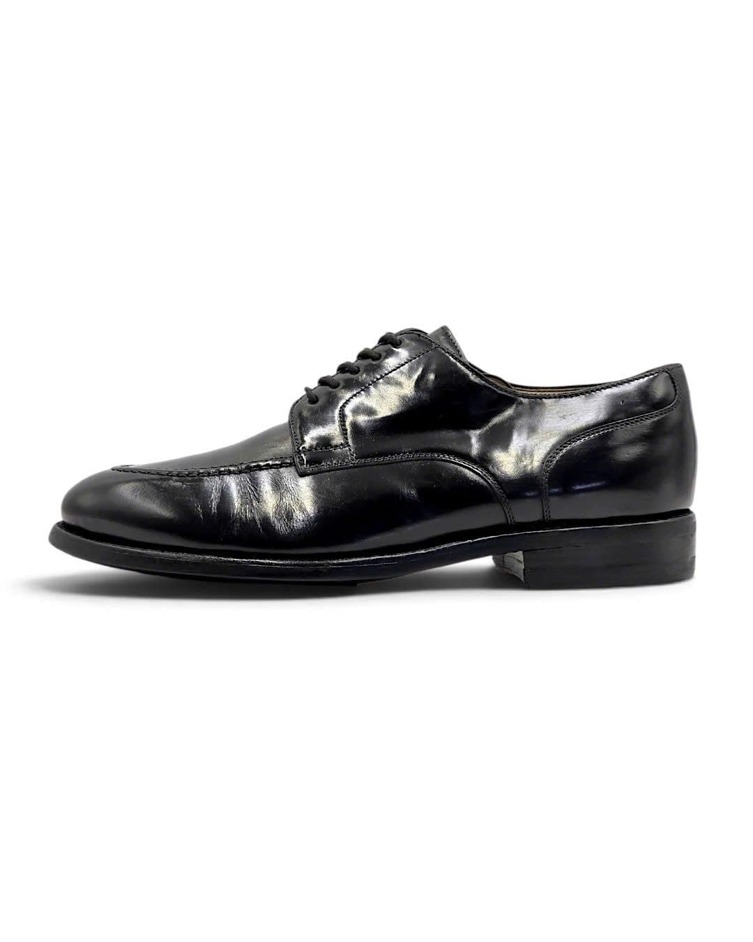  |SIZE 40| BERWICK 1707 4168 BLACK APRON DERBY SHOES AW40-8566 