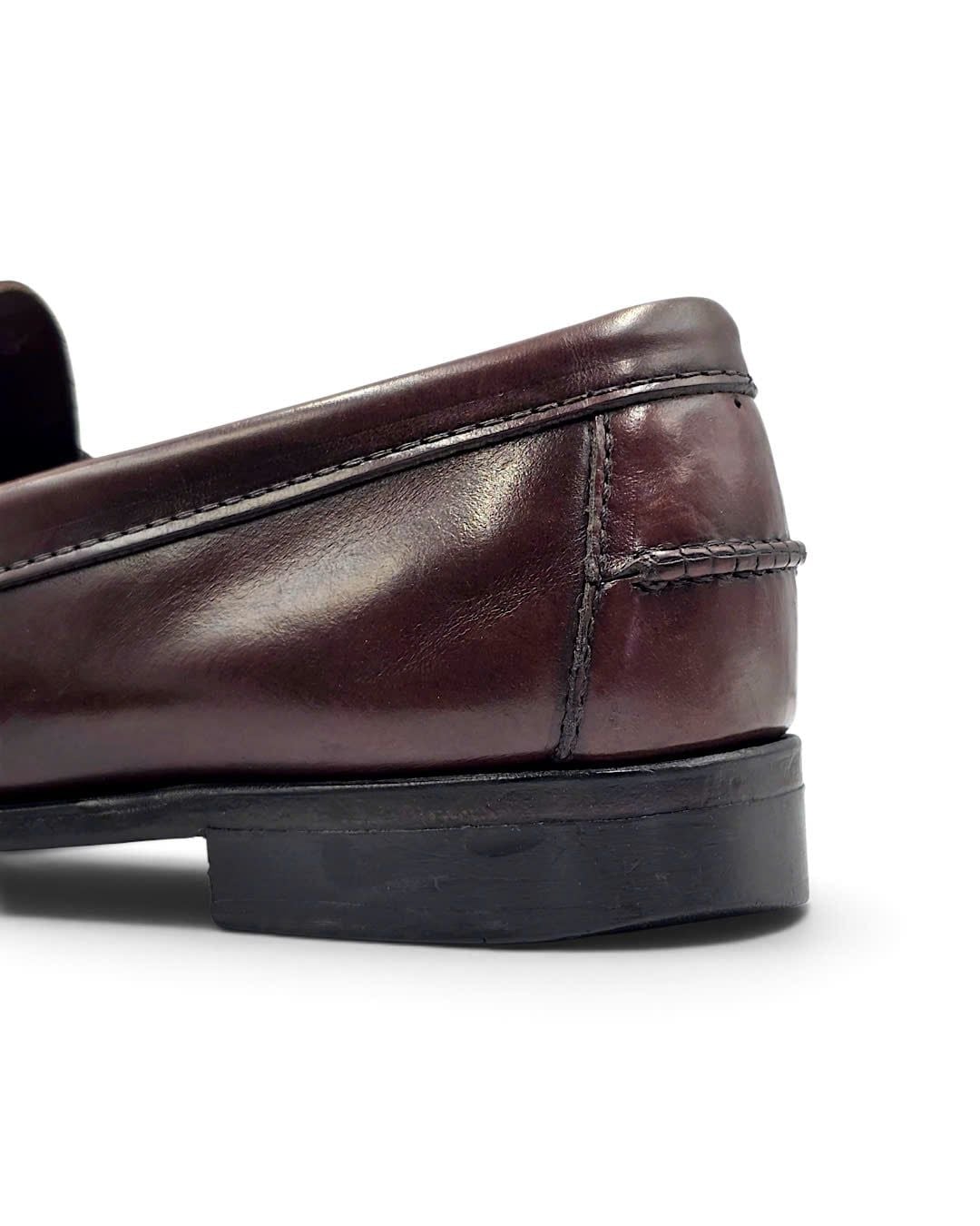  |SIZE 43| DEXTER P640-4 BROWN PENNY LOAFER AY43-8528 