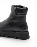  |SIZE 40| POMME D'OR BLACK SIDE-ZIP ANKLE BOOT Z40-8490 