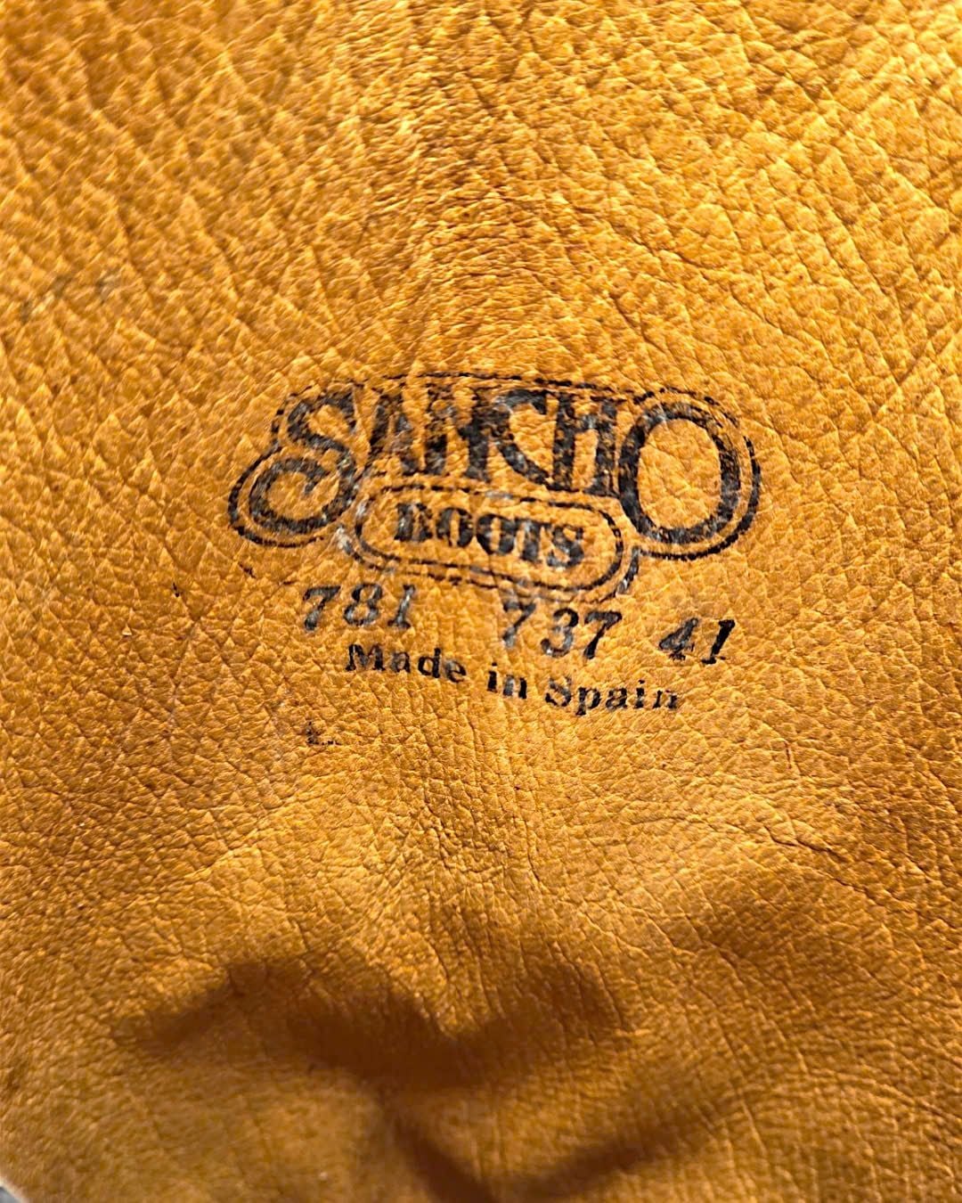  |SIZE 38| SANCHO VINTAGE 737 BROWN CAMPUS BOOT AZ38-8697 