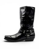  |SIZE 45| BUFFALO VINTAGE 4241 BLACK HARNESS BOOT Z45-8510 