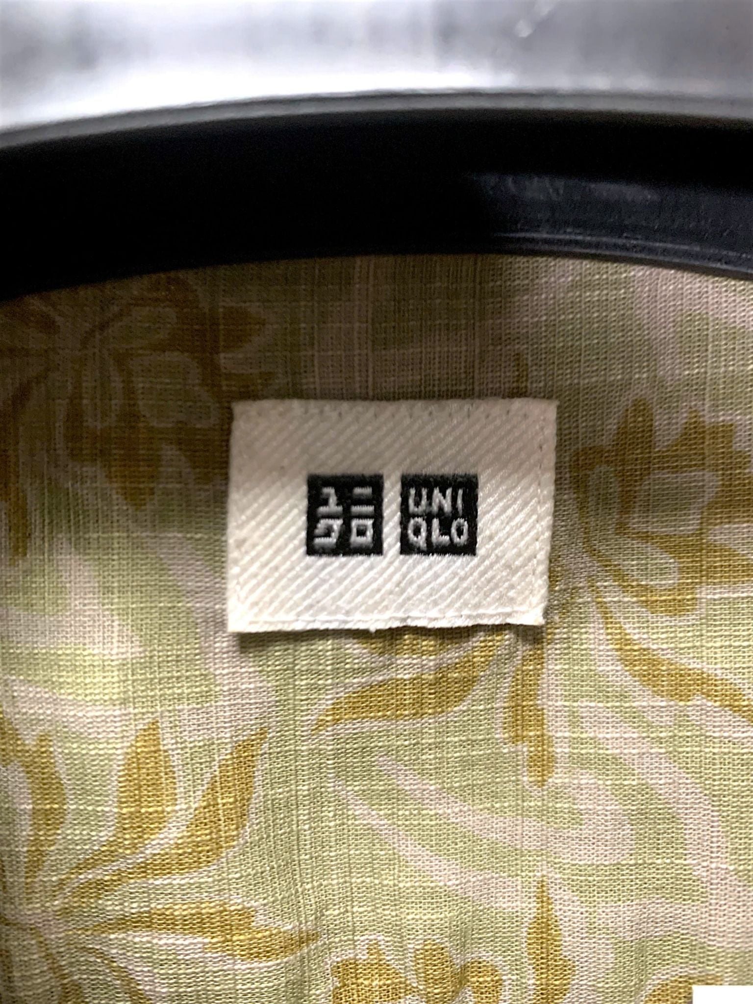  |SIZE S| UNIQLO FLORAL POCKET BUTTON UP SHORT SLEEVE SHIRT AOS-7264 