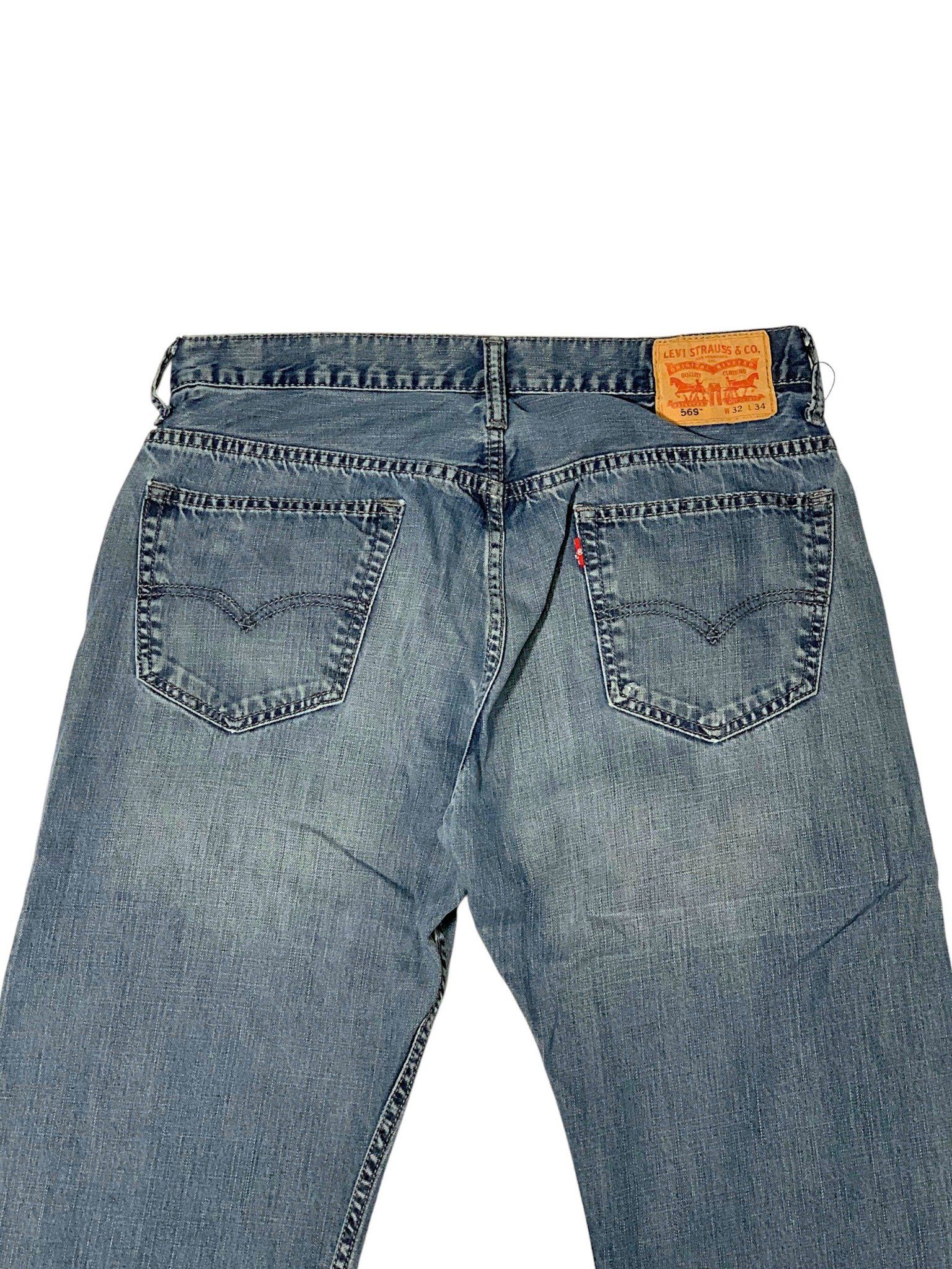  |SIZE 33| LEVI'S 569 REGULAR FIT DENIM JEANS PANTS QN33-7354 
