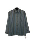  |SIZE M| RELAXIN DOUBLE POCKET STRIPED BUTTON UP SHIRT AOM-7405 