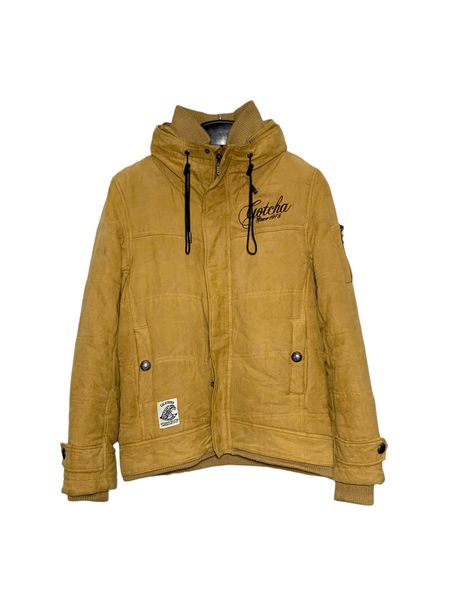  |SIZE M| GOTCHA VINTAGE 90S DOUBLE POCKET HOODED ZIP UP PARKA JACKET  AOM-021 