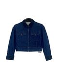  |SIZE M| COMME CA ISM CROPPED ZIP-UP DENIM JACKET AOM-7371 