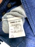  |SIZE M| COMME CA ISM CROPPED ZIP-UP DENIM JACKET AOM-7371 