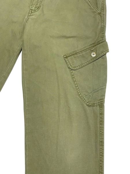 |SIZE 33| UNIQLO OLIVE DIAGONALLY POCKET CARGO PANTS QN33-7167 