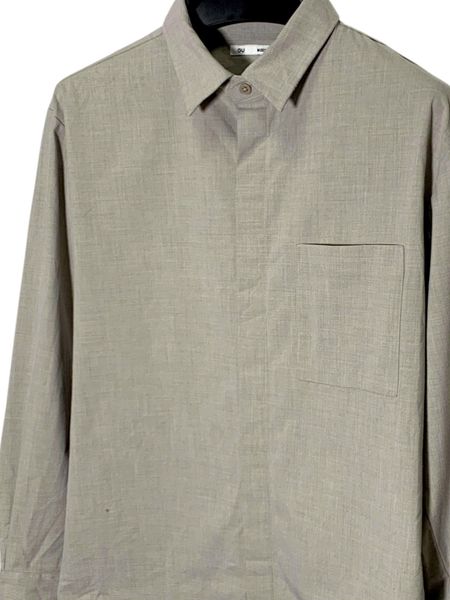  |SIZE L| GU POCKET BUTTON UP SHIRT AOL-7395 