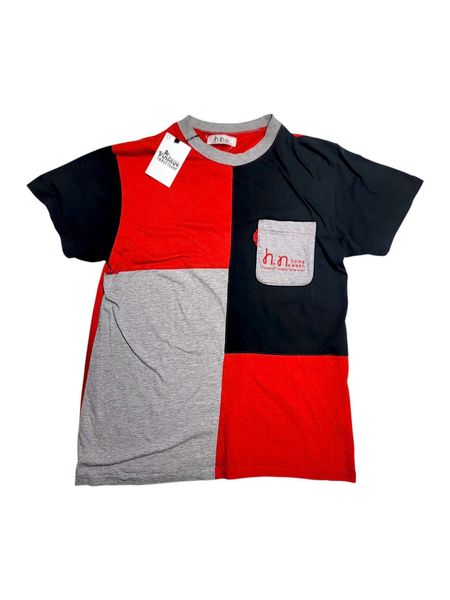  |SIZE S| HIROMICHI NAKANO HOMEWEAR VINTAGE COLORBLOCK POKET T-SHIRT AOS-6964 
