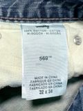  |SIZE 33| LEVI'S 569 REGULAR FIT DENIM JEANS PANTS QN33-7354 
